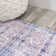 Regis Bohemian Medallion Machine-Washable Blue Rug