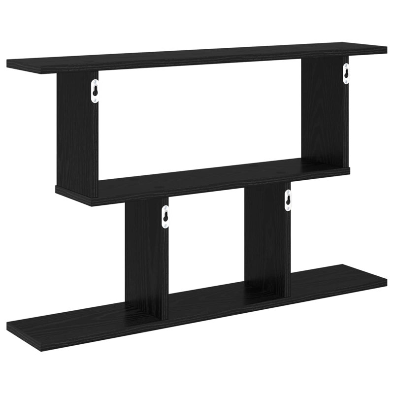  Wall Shelf with Shelf with Storage Engineered Wood Solution Living Room