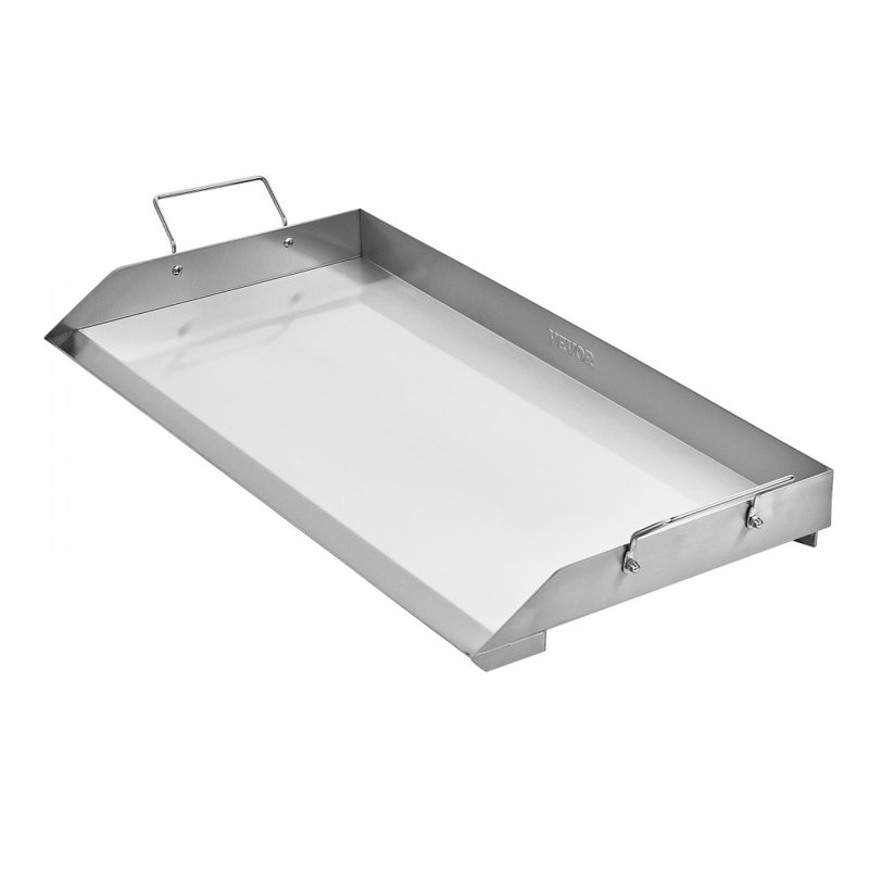 Batterie de cuisine pour barbecue en acier inoxydable, 32 po x 15 po