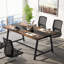 Grande table de conférence en bois 70,86 po Rotka-1952826682