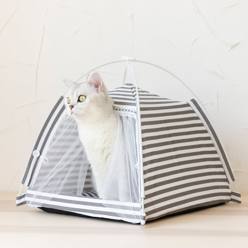 Benni Canvas Tent Pet Bed