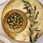 Moon Glass Condiment Server