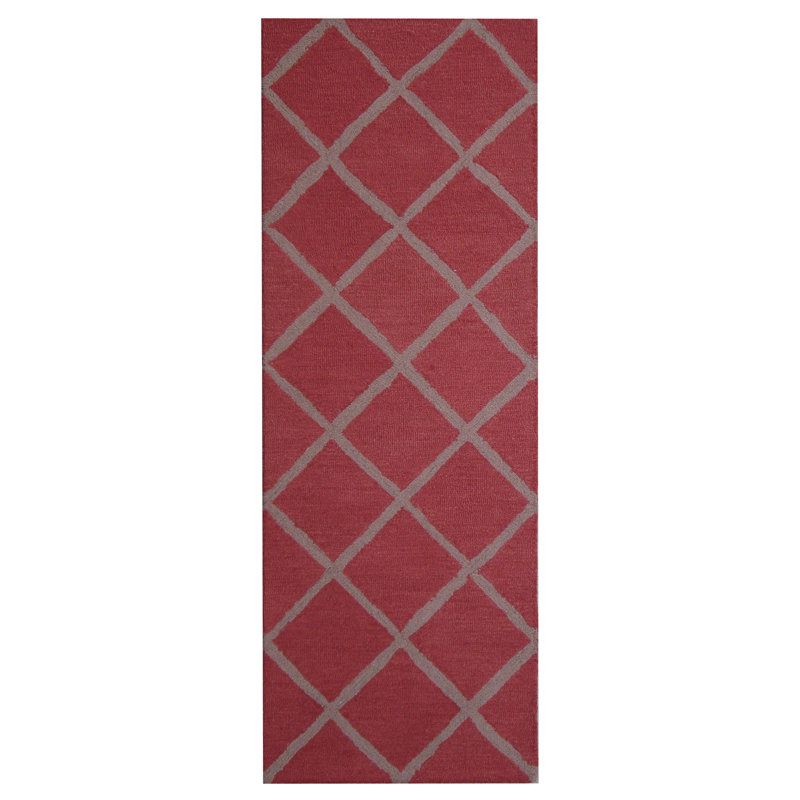 Wool Geometric Indoor Rug