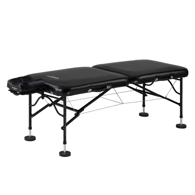 Lit réglable double Jahmari avec matelas inclus