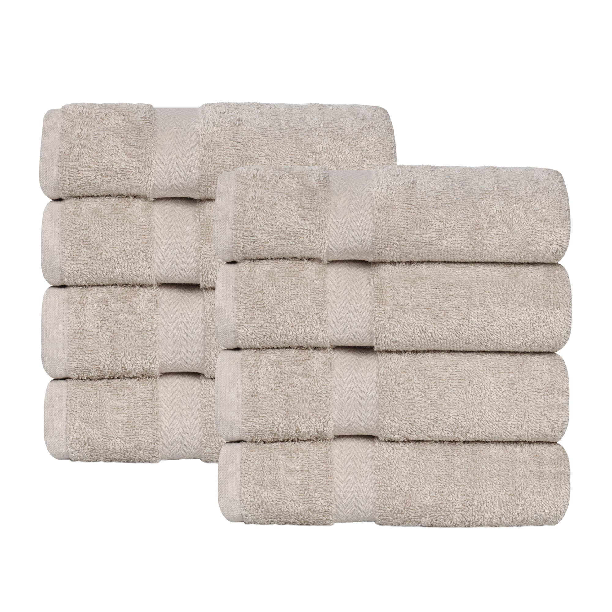 Franklin Cotton Lightweight Quick-Drying Hand Towel, Stone