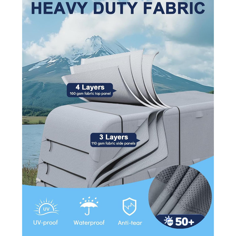 RV Cover By FXSGER, 274 cm H x 267 cm W x 914 cm D