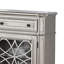 Buffet console Garry, 2 tiroirs, armoires, bois argenté, 56 po-121472096