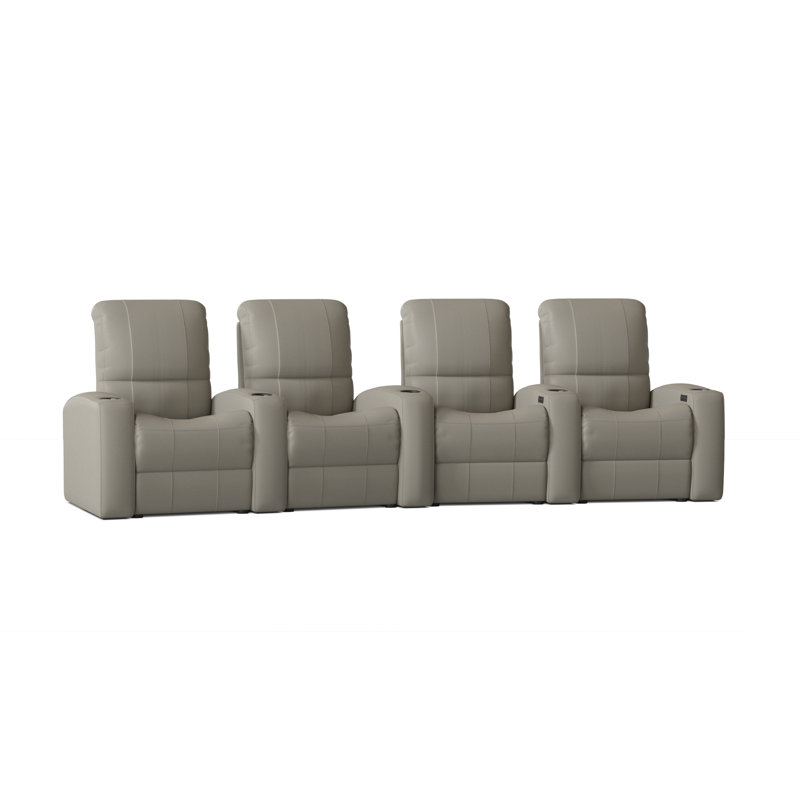 Rangée de cinéma maison Blaze XL900 (rangée de 4), Gris classique, Électrique