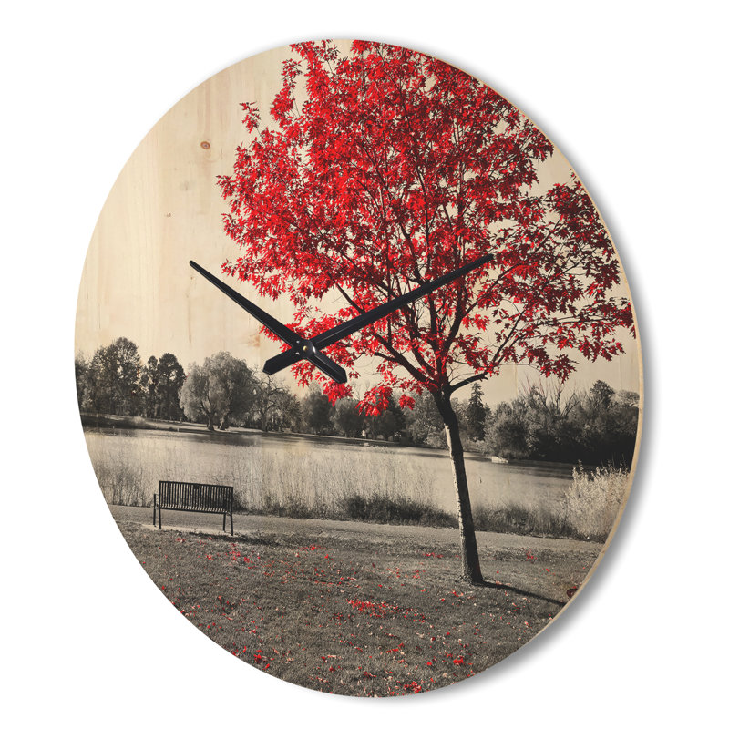 Solid Wood Wall Clock, Extra Large
