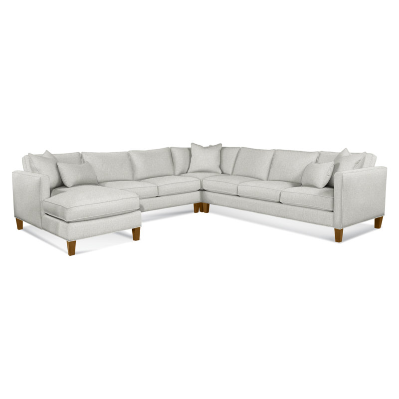 Sectional, Havana, Left Hand Facing, Brown Geometric, 0456-33