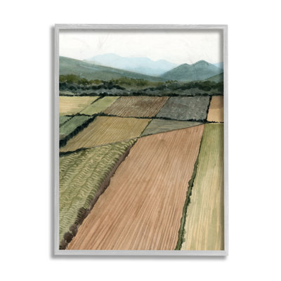 Paysage de montagne verte