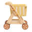 Panier en bois, poussette de poussette