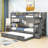 Doresha Kids Bunk Bed with Trundle-779081834-778226703
