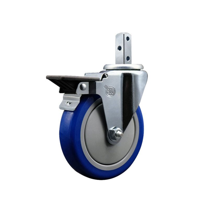 Polyurethane Casters, Blue
