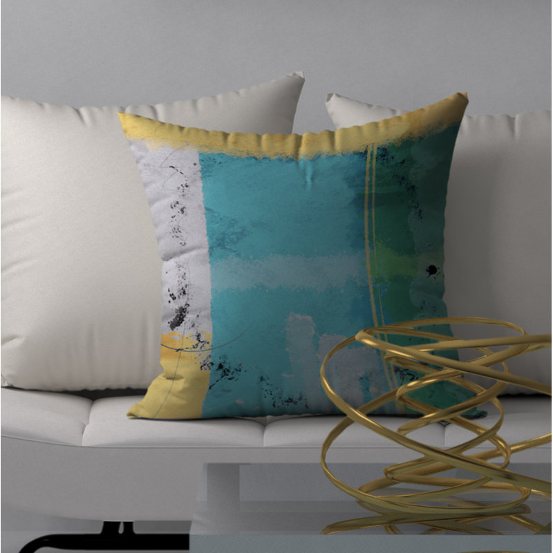 Housse de coussin décoratif carrée efficient better, 18 po x 18 po