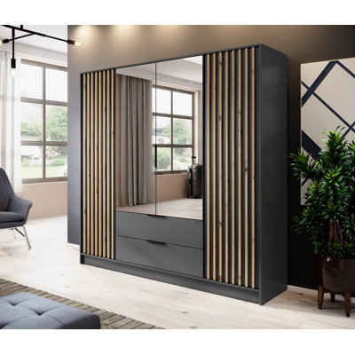 Aberham 4 Door Wardrobe