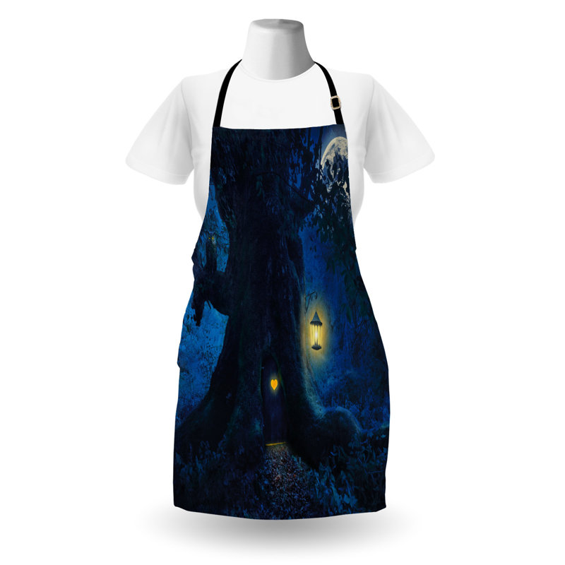 No Pattern Bib Apron