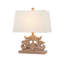 Lampe de chevet brune 17,75 "Skidmore