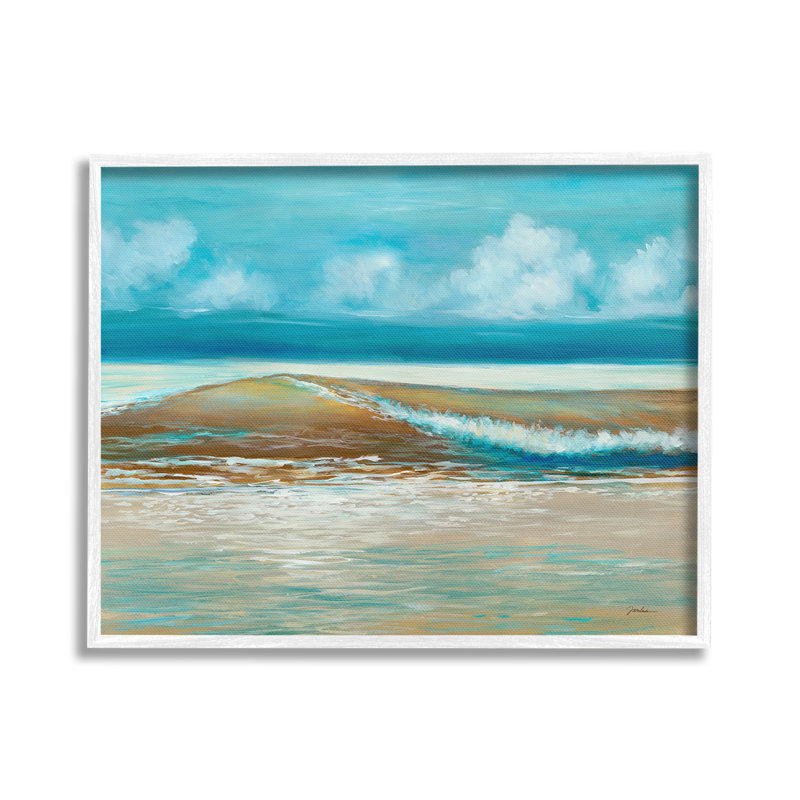 Art moderne, estampe numérique de vagues de la mer par Liz Jardine, H 24 po x l 30 po