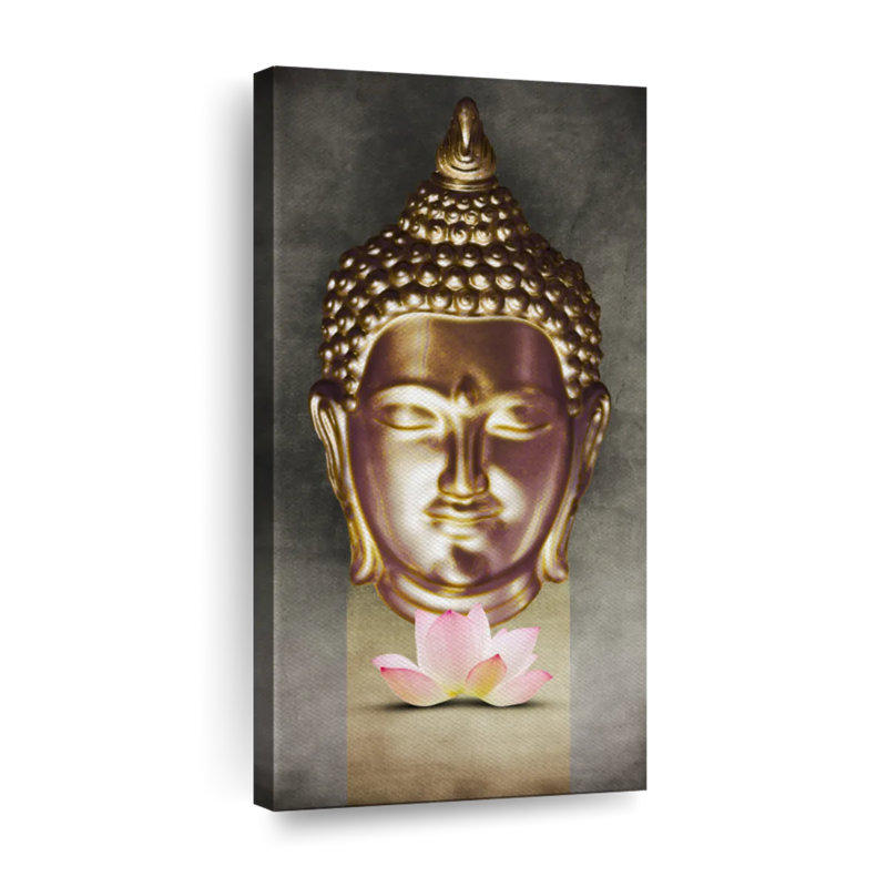 Lotus Bouddha, H 24 po x l 12 po x P 1,25 po