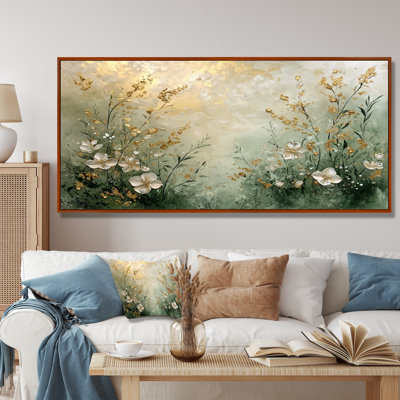 Ishaani Wildflowers Spring Symphony Fury III - Art mural fleurs sauvages