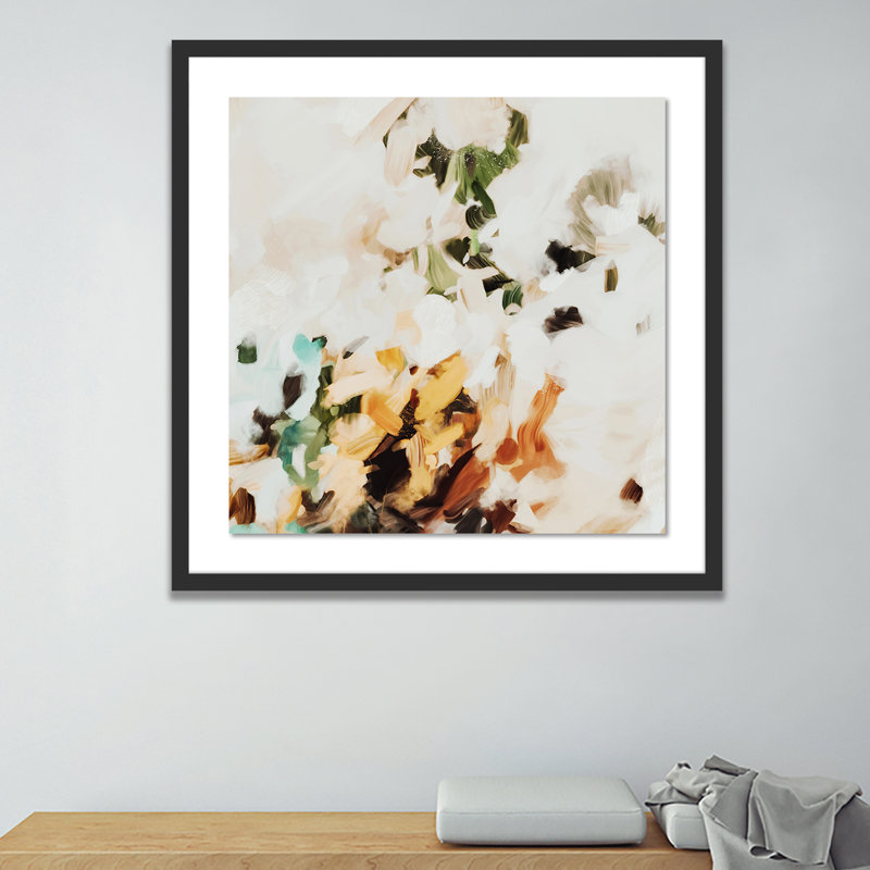 Hayden Print by Patricia Vargas, 24" H x 24" W x 1.5" D, Black