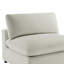 Fauteuil de chambre sans accoudoirs - ivoire
