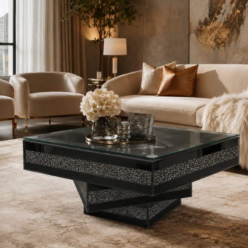 Table basse Caston, Noir