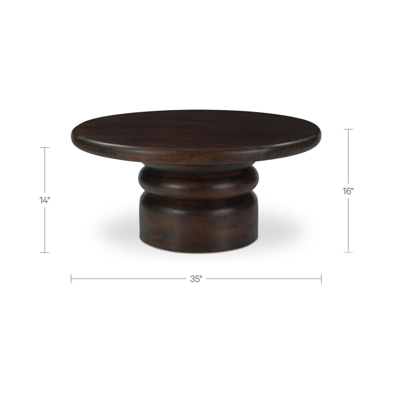 Maro Coffee Table, Mango Dark Brown