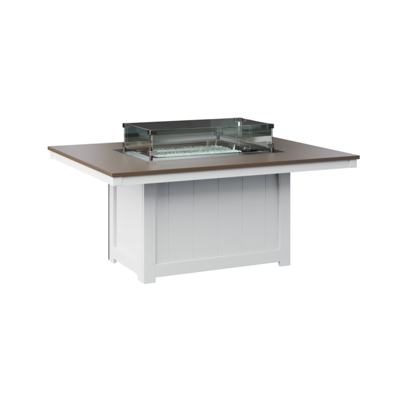 Foyer de table rectangulaire Berlin Gardens Donoma, H 24 po x l 53,87 po x P 41,37 po, Bronze martelé
