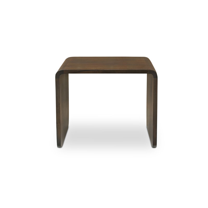 Carrie Side Table Walnut, Dark Brown