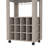Bar Cart Bayamon, Twelve Wine Cubbies, Four Legs-1913755009