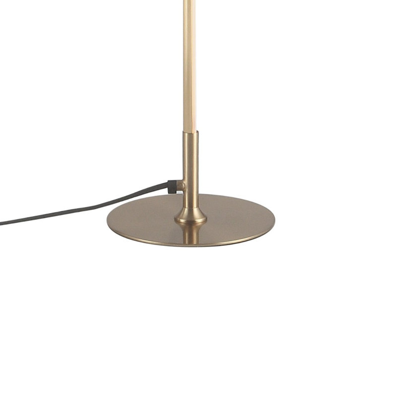Lampe sur pied DEL 59,5 po Juaquin, Or