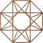 Médaillon de plafond en bois ajouré 28 "de diamètre extérieur x 10 7/8 po x H 1/4 po-63411928-63411952