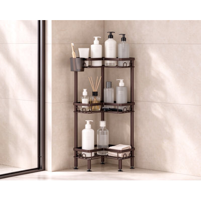 Freestanding Stainless Steel Shower Caddy