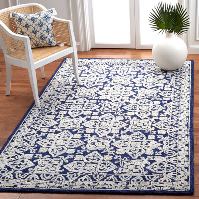 Vahakn Hand Tufted Wool, Viscose Oriental Rug