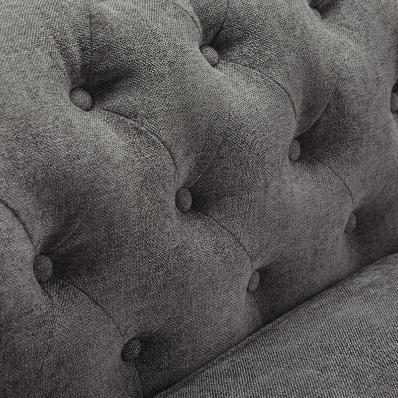 Canapé Chesterfield Caigan 79,13 po Caigan, Chenille Milo Fossil Performance