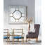 Miroir mural 48 po x 48 po de style antique avec cadre en miroir