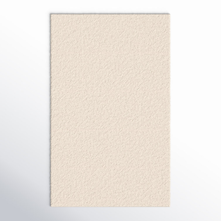 Elle Handmade Wool Ivory Rug