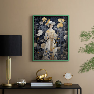 Reproduction encadrée WOMEN Series DLXII - bois massif
