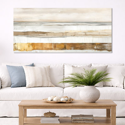 Toile océan décor, vagues côtières abstraites, art abstrait vague