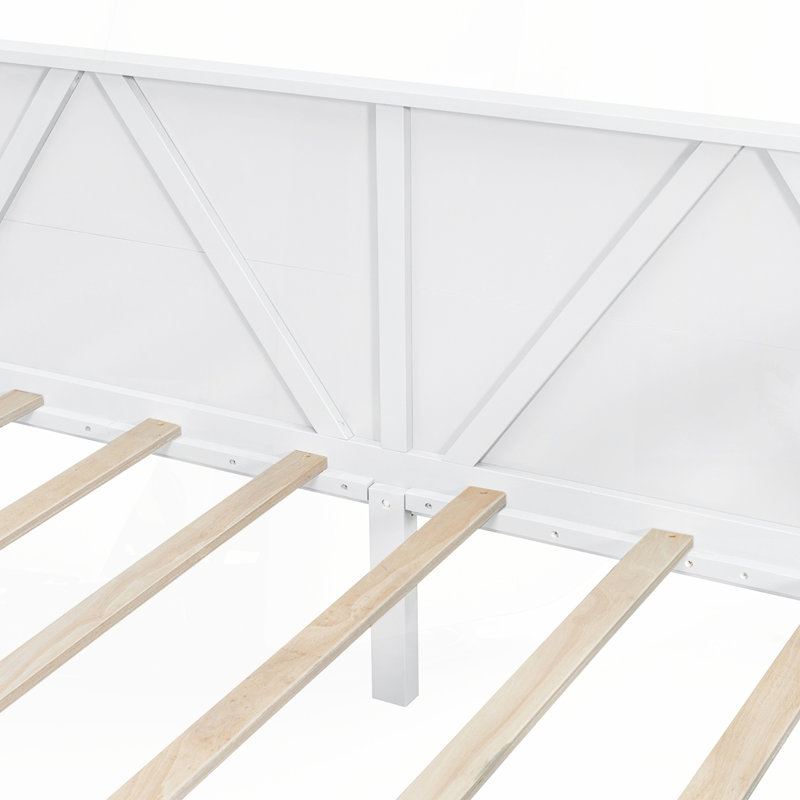 Lit de jour simple, Simple, Blanc