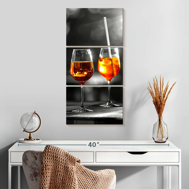 Wine At Dusk, 32" H x 15" W