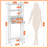 63'' H Freestanding Over The Toilet Storage-1860671607