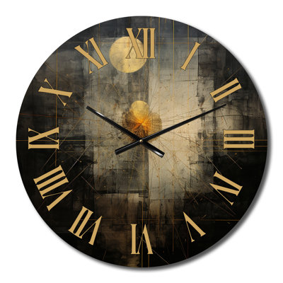 Horloge murale pleine lune se levant