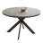 Joevan 46'' Round Dining Table Set with 32.8"H 4 Chairs, Modern Round Kitchen Table and Chairs Set, Space-Saving Solid Frame Dining Room Furniture, Easy Assembly for Home Kitchen Apartment-2040175313