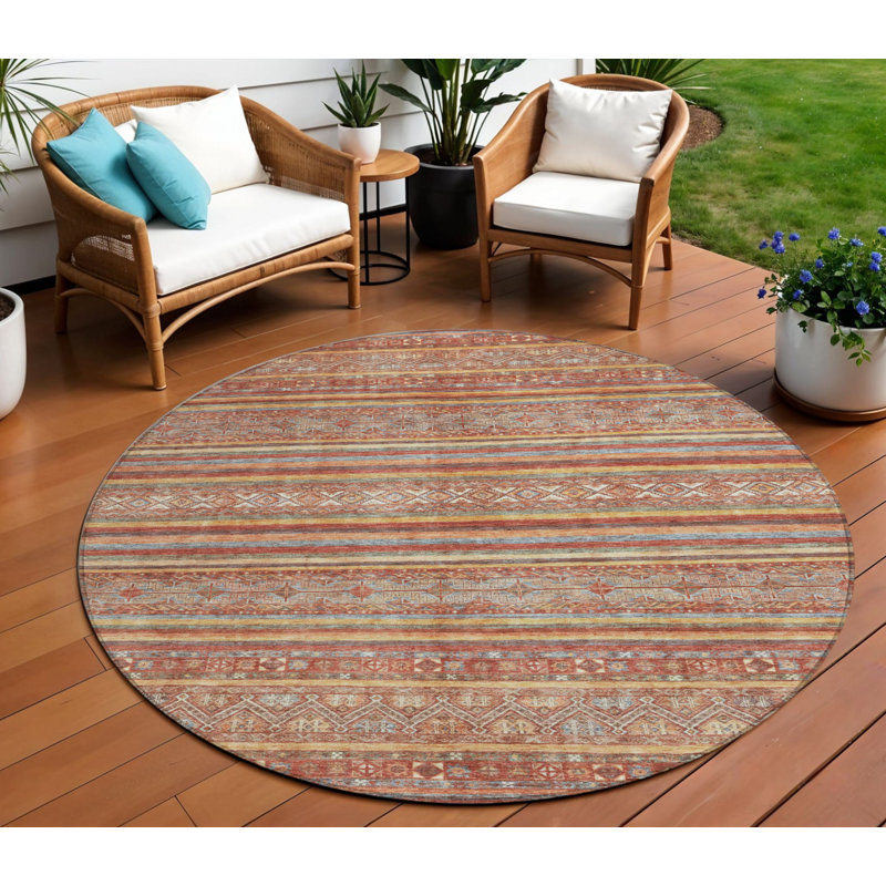Tapis rond lavable 8 pi