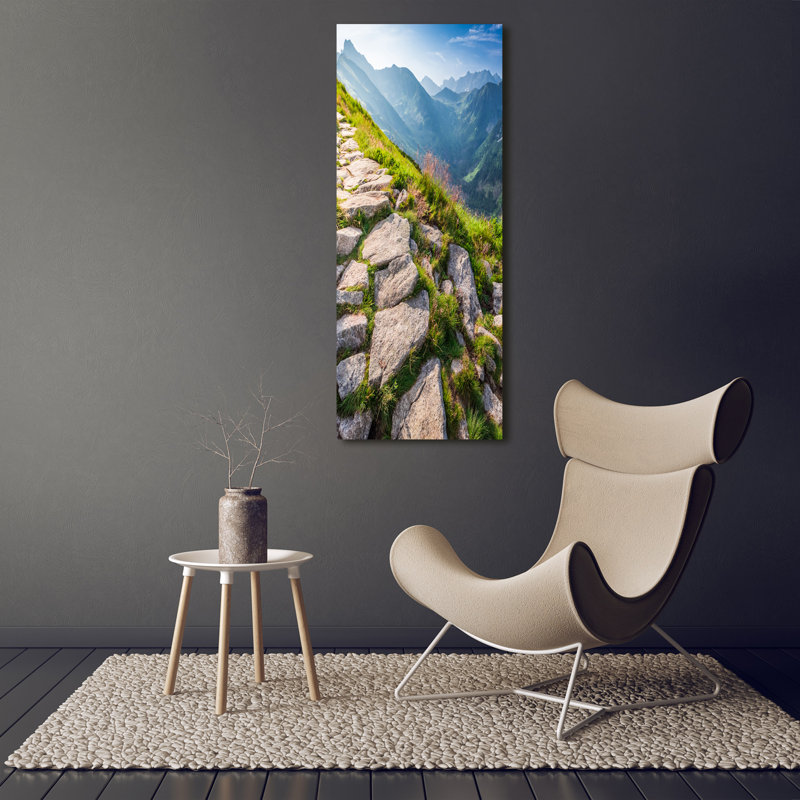 Mountain Trail - Wrapped Canvas Print