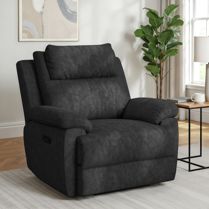 Fauteuil inclinable P2, gravité zéro, mousse à mémoire de forme en gris anthracite Explore