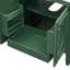 Meuble-lavabo rétro de 60 po, lavabo double, structure et planches en bois massif, meuble-lavabo à fermeture en douceur en céramique rouille lisse, couleur, style rétro, matériau, grand espace de rangement réglable et imperméable avec